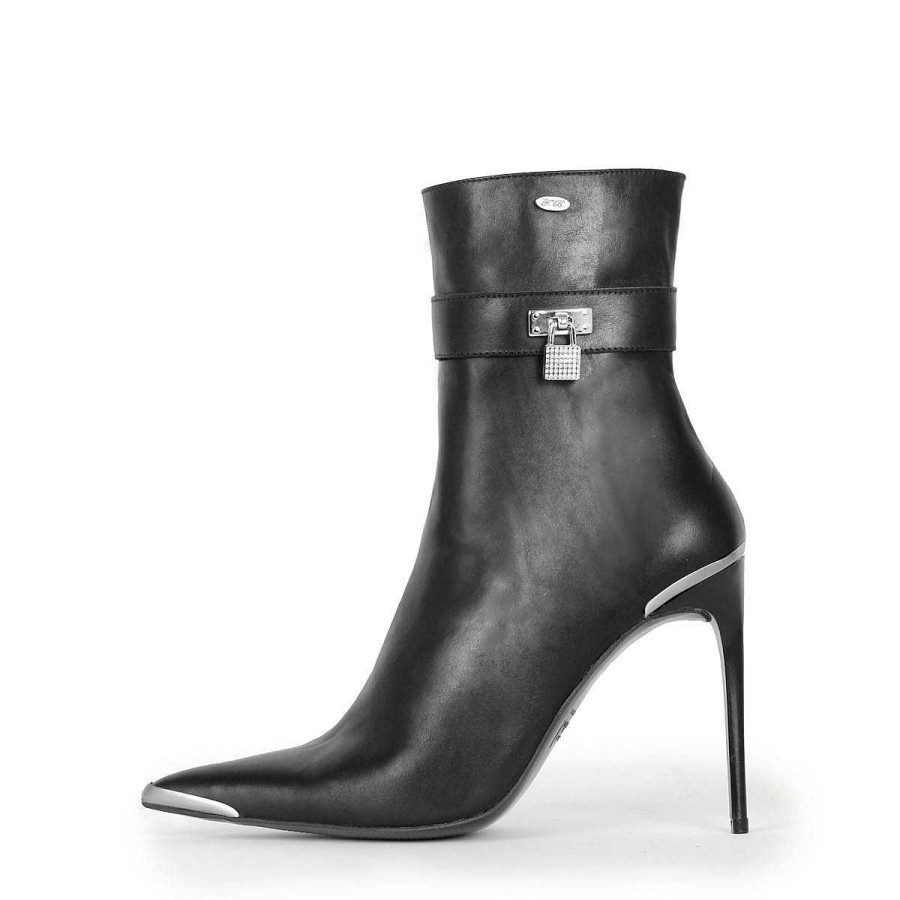 Fernando Berlin Booties High Heel Metallkappe In Standardgrose Sich Kleiden Um Zu Beeindrucken